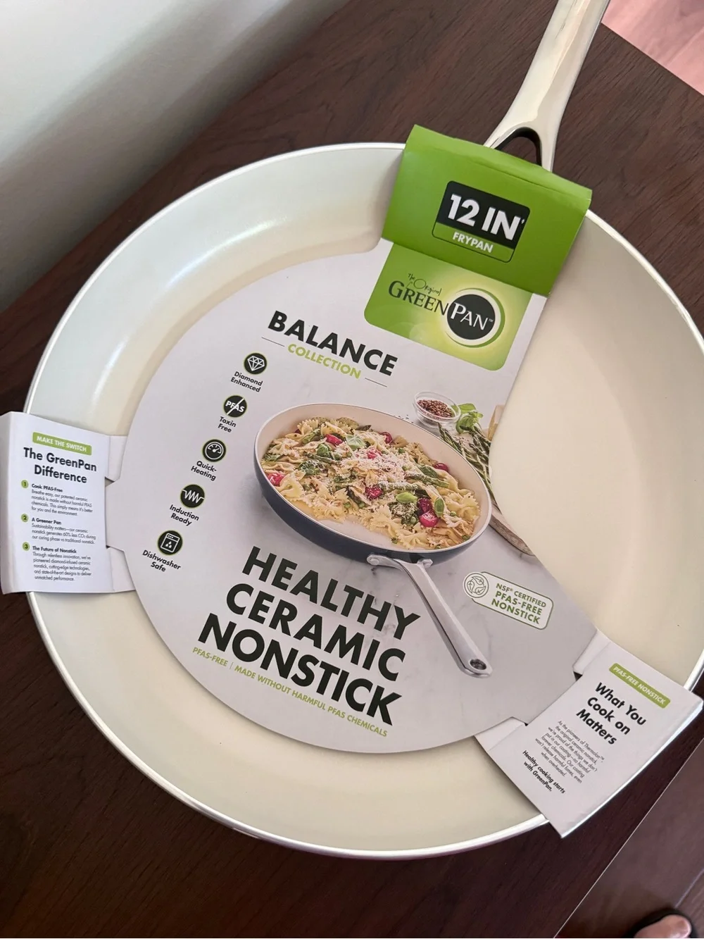 3 x ceramic non stick pans